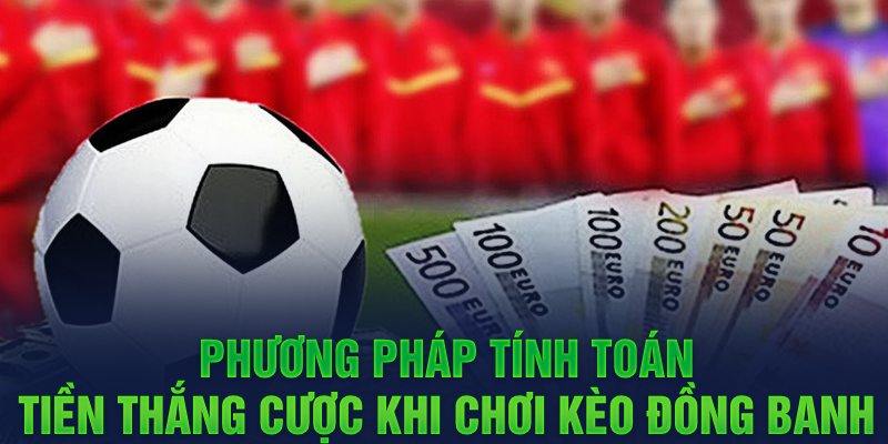 Phương pháp tính toán tiền thắng cược khi chơi kèo đồng banh 